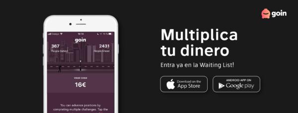 goin, una app para obtener el máximo rendimiento del dinero sin conocimientos de finanzas