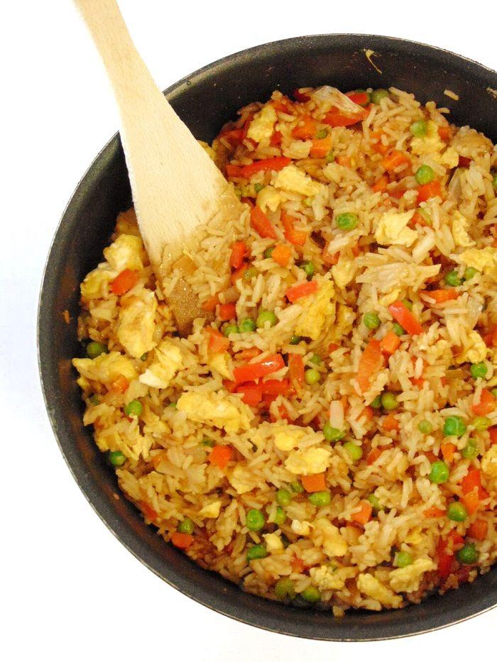 arroz chino con verduras y huevo | como hacer arroz frito chino con verduras