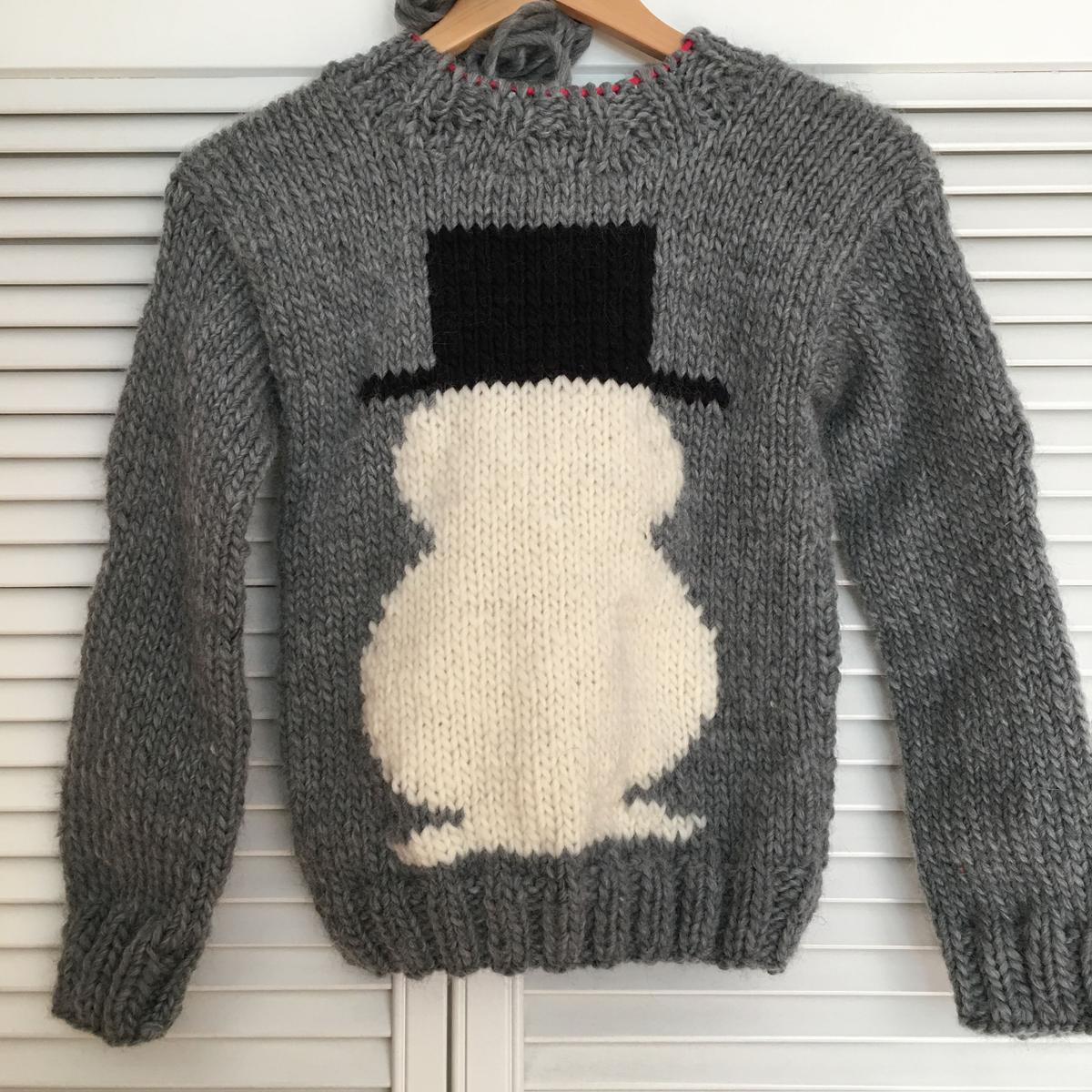 Jersey muñeco de nieve sin adornos