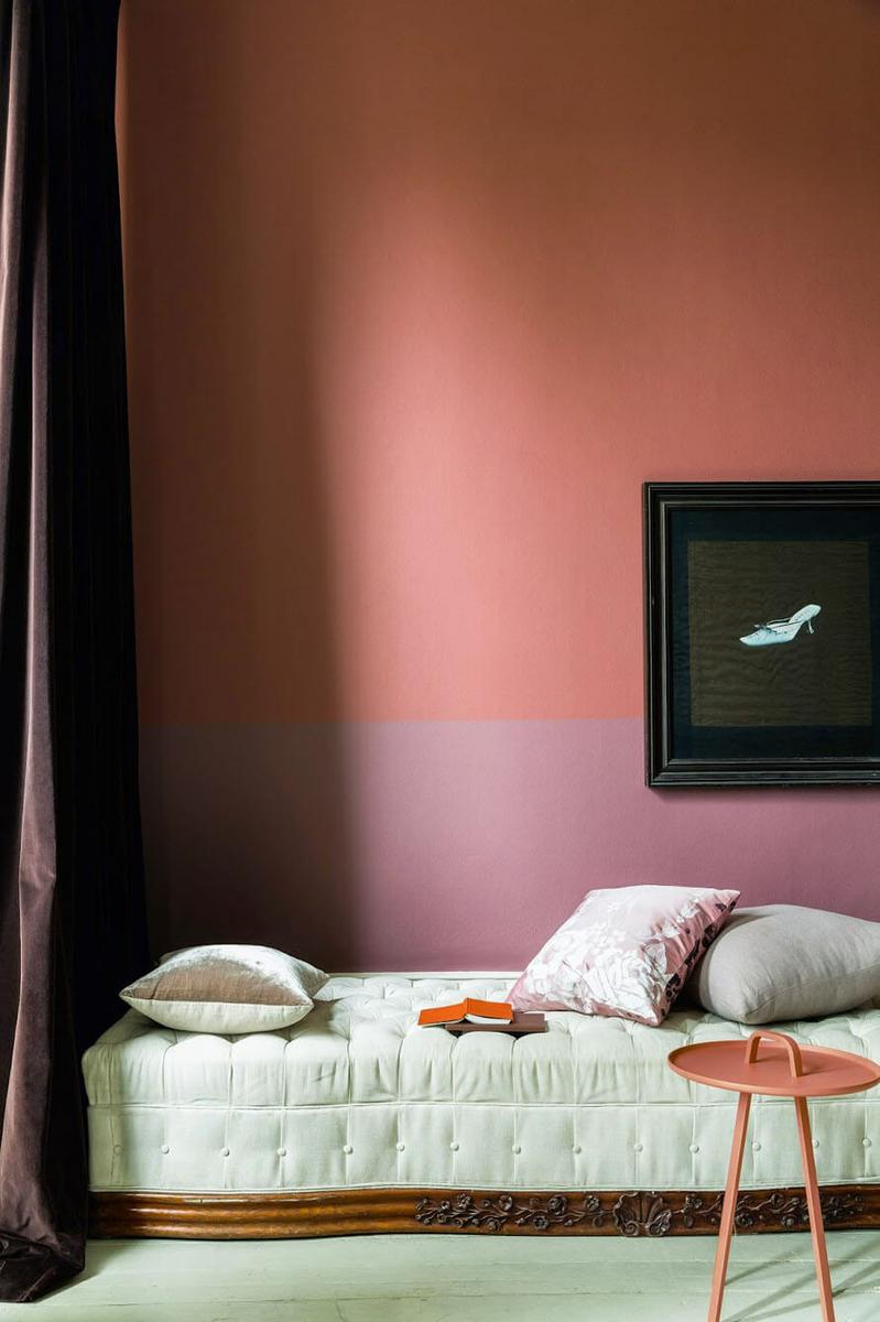 Pared en dos colores