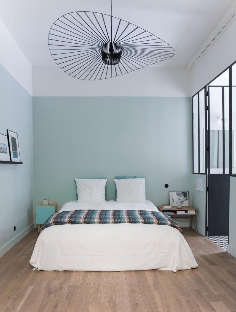 Pared en dos colores