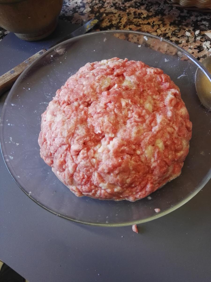 carne picada para hacer albóndigas caseras