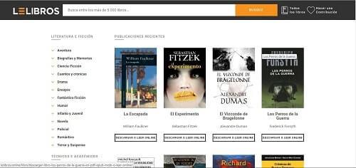webs para descargar libros leLibros