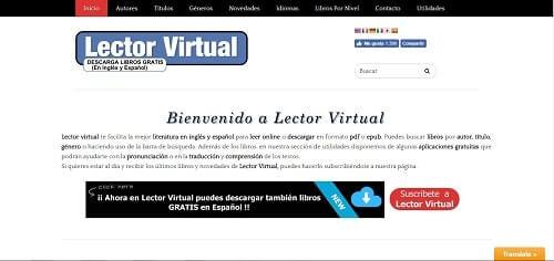 descargar libros epub gratis en español sin registrarse lector virtual