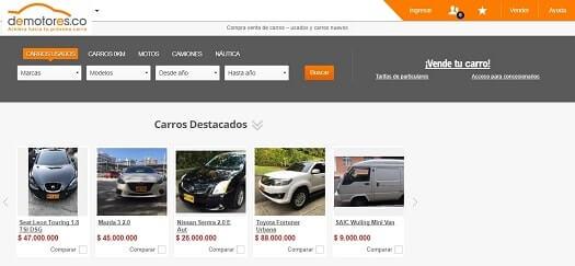 demotores venta vehículos