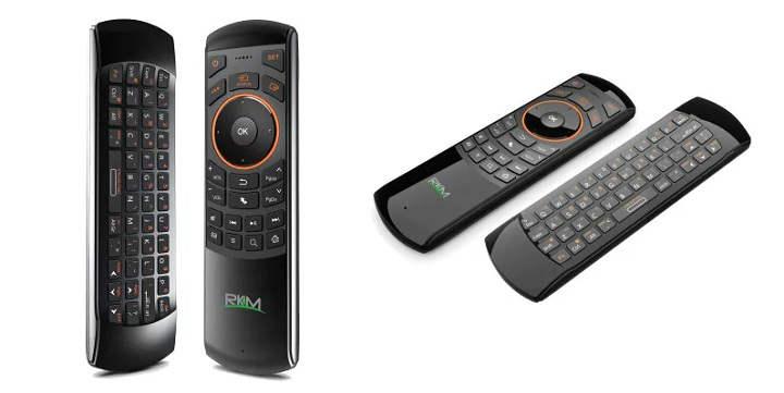 los mejores mandos a distancia para Android TV Box teclados inalámbricos air mouse y controladores de 2 caras con 2.4G IR o Bluetooth