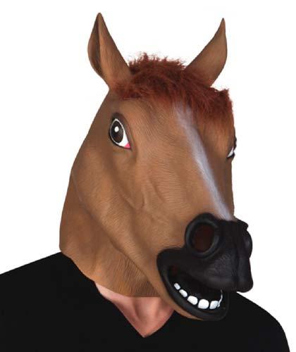 disfraz divertido y facil con máscara de caballo