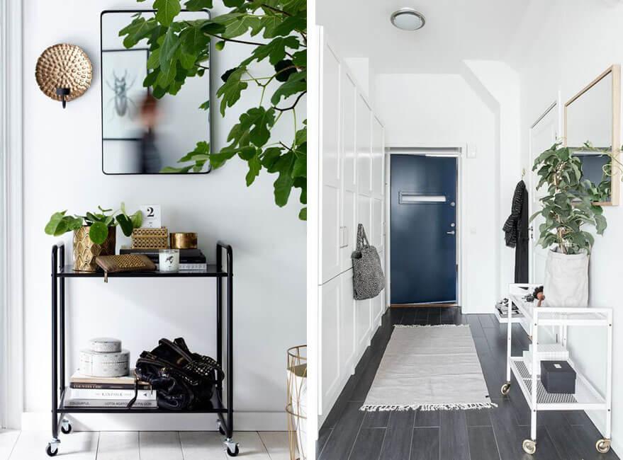 decorar un recibidor pequeño