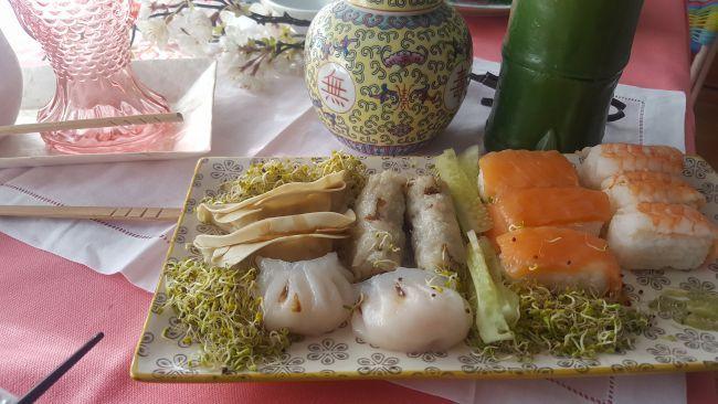 Detalles para decorar una mesa oriental