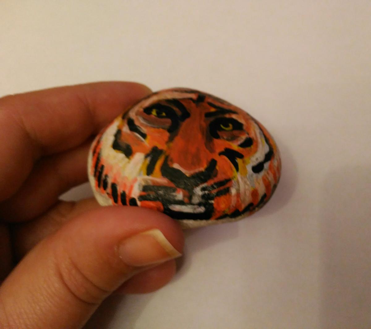 Paso a paso: Tigre en Piedra