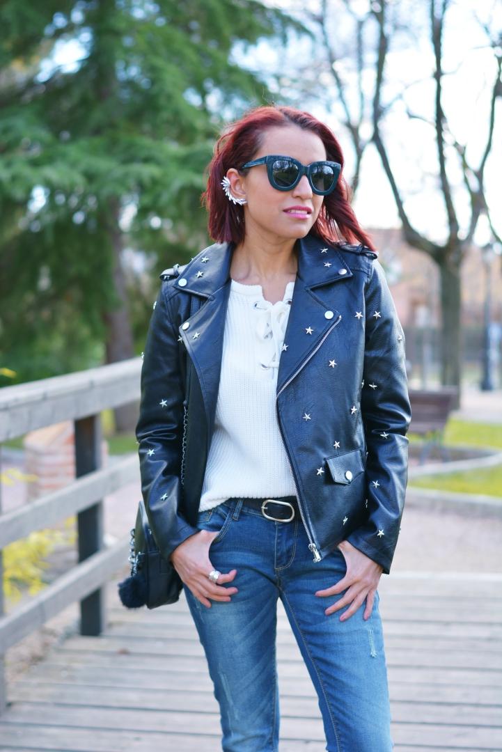 Ourfit con biker negra