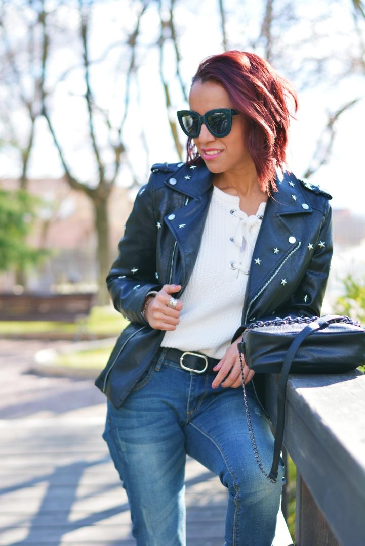 Look con vaquero de mujer