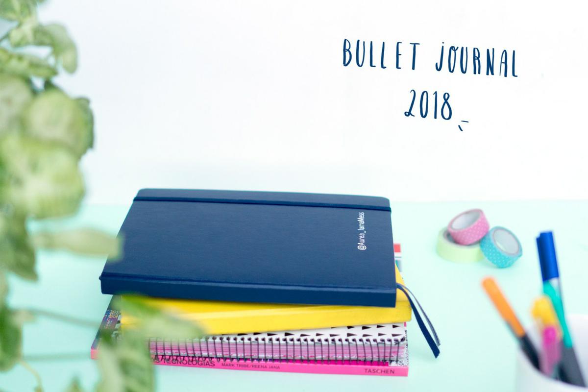Bullet Journal 2018, visto en "I am a Mess Blog"