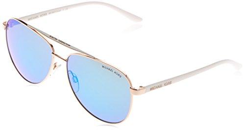 Michael Kors Womens Hvar Rose Gold/White Sunglasses