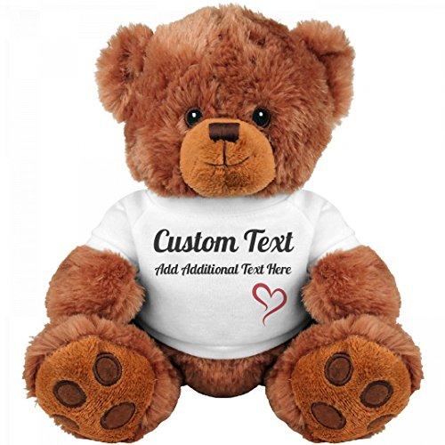 Cute Custom Teddy Bear Gift: Medium Teddy Bear Stuffed Animal
