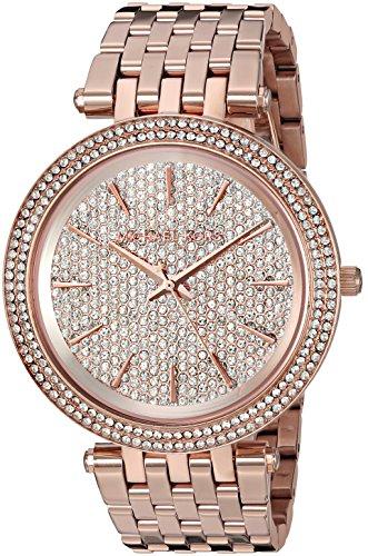 Michael Kors Womens Darci Rose Gold-Tone Watch MK3439