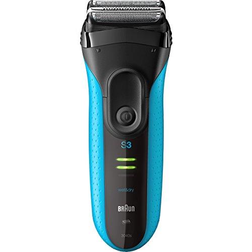 Braun Series 3 ProSkin 3040s Mens Electric Razor / Electric Shaver, Rechargeable, Wet & Dry, Blue