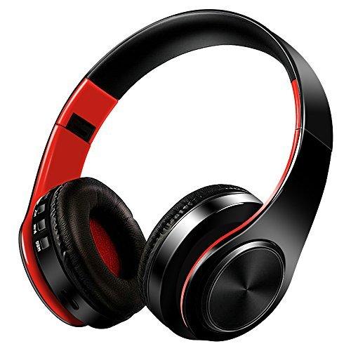 Bluetooth Headphones Over Ear,Nakeey Noise Cancelling Stereo Wireless Headset,Bluetooth 4.1 Wireless Headphone Headset with Microphone for PC/ Cell Phones/TV