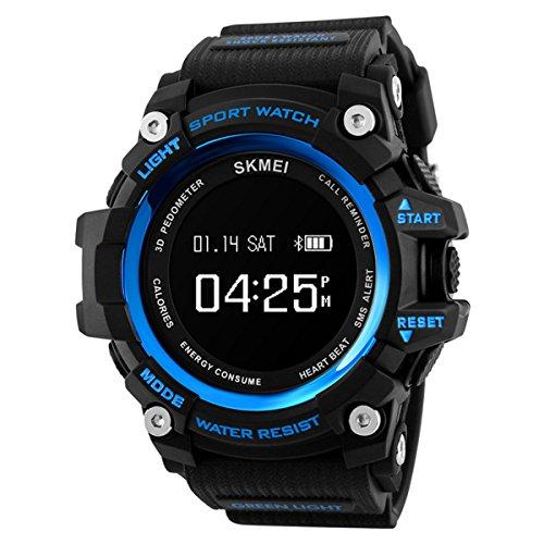 SKMEI 1188 Men Smart Watch Fashion Sport Watches Pedometer Remote Camera Man Clock Bluetooth Calorie Digital Wristwatches