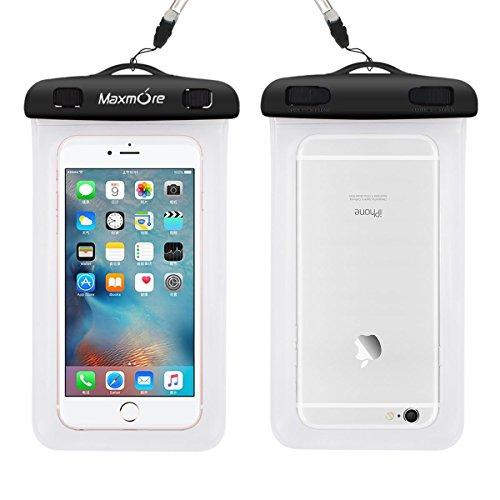 Universal Swimming Waterproof Smartphone Dry Bag Dirt Dustproof Case Pouch for Apple iPhone 6S/6/6S Plus,Samsung Galaxy S7/S6/Note/5/4, HTC LG Sony Nokia Motorola or Any up to 6.0" Diagonal Cellphone