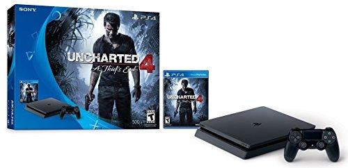 PlayStation 4 Slim 500GB Console - Uncharted 4 Bundle [Discontinued]