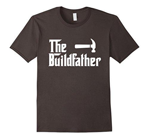 Mens The Build Father Funny Builder Constructor T Shirt Gift Large Asphalt