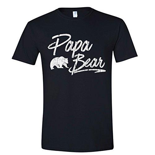 Texas Tees Papa Bear Tshirt, Family Tshirt Gift for Dad, Bear Tshirt, Mens XL Black Shirt