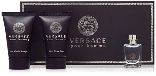 Versace Pour Homme for Men, 3 Piece Mini Gift Set