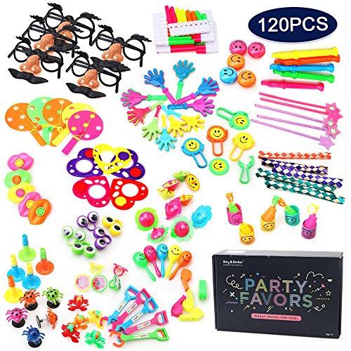 Amy&Benton 120PCS Carnival Prizes for Kids Birthday Party Favors Prizes Box Toy Assortment for Classroom