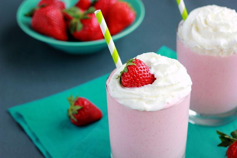 Milkshake de fresas-min
