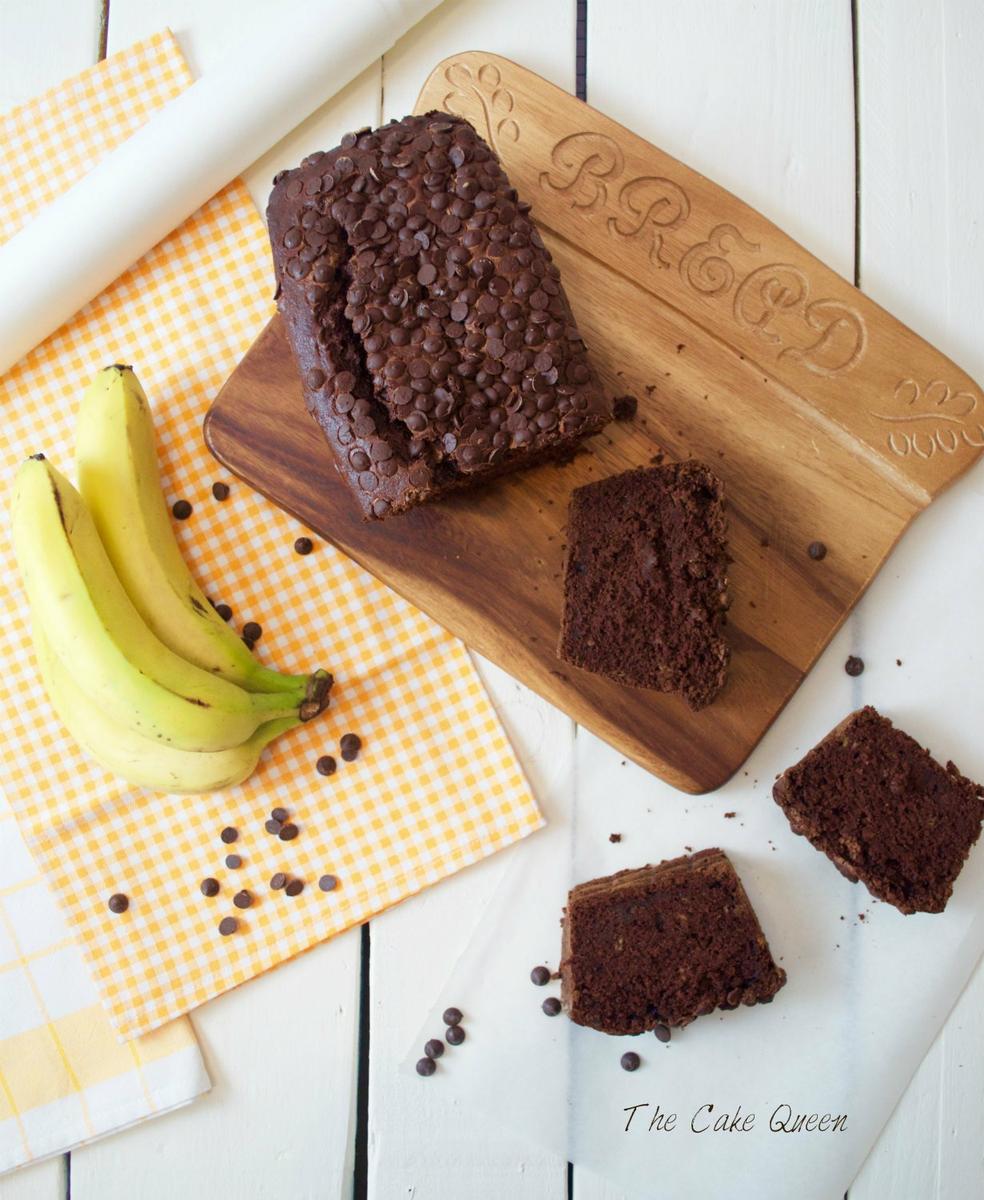 Pan de chocolate y plátano