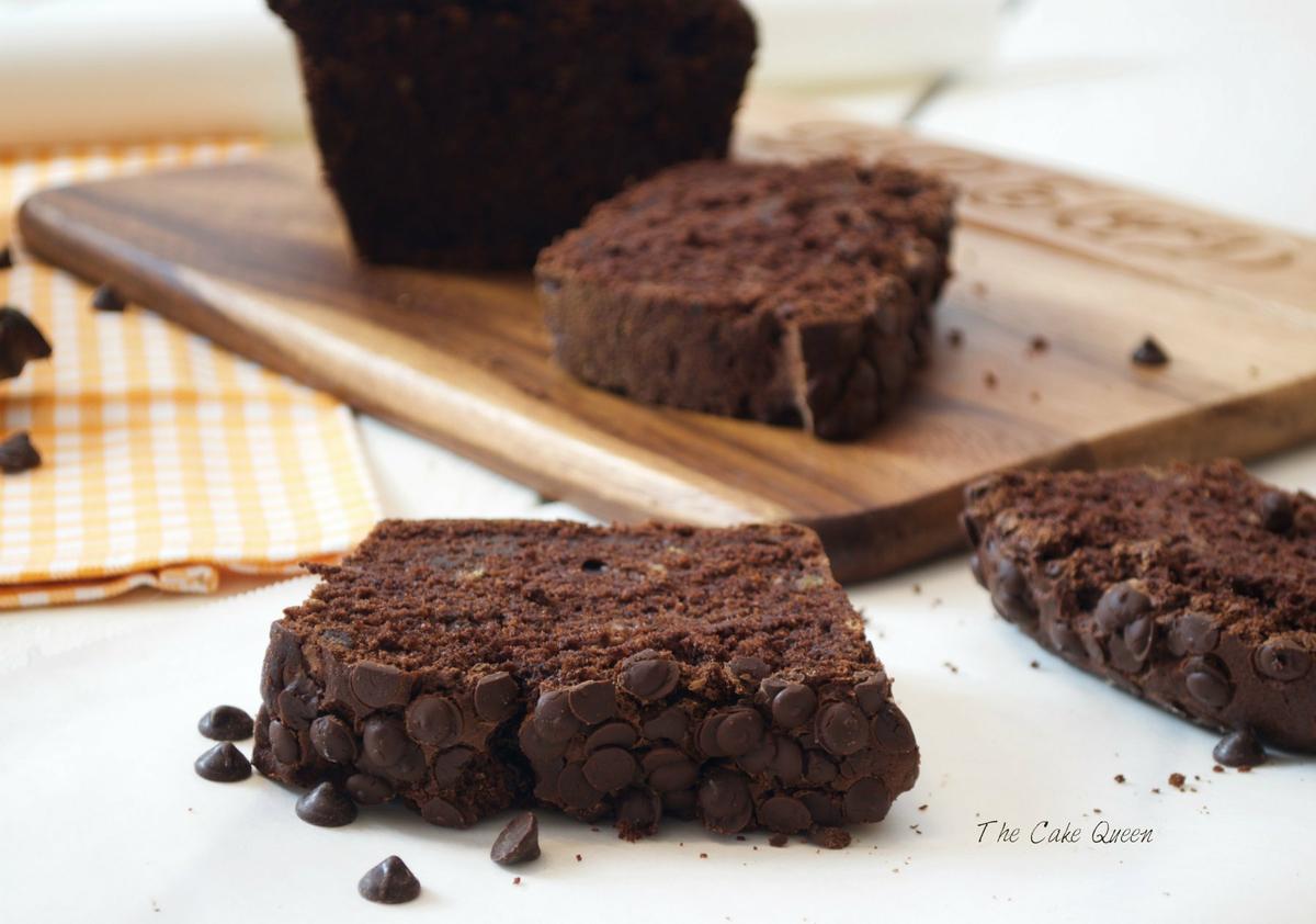 Pan de chocolate y plátano