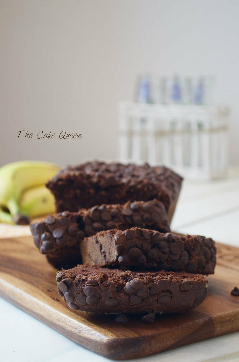 Pan de chocolate y plátano