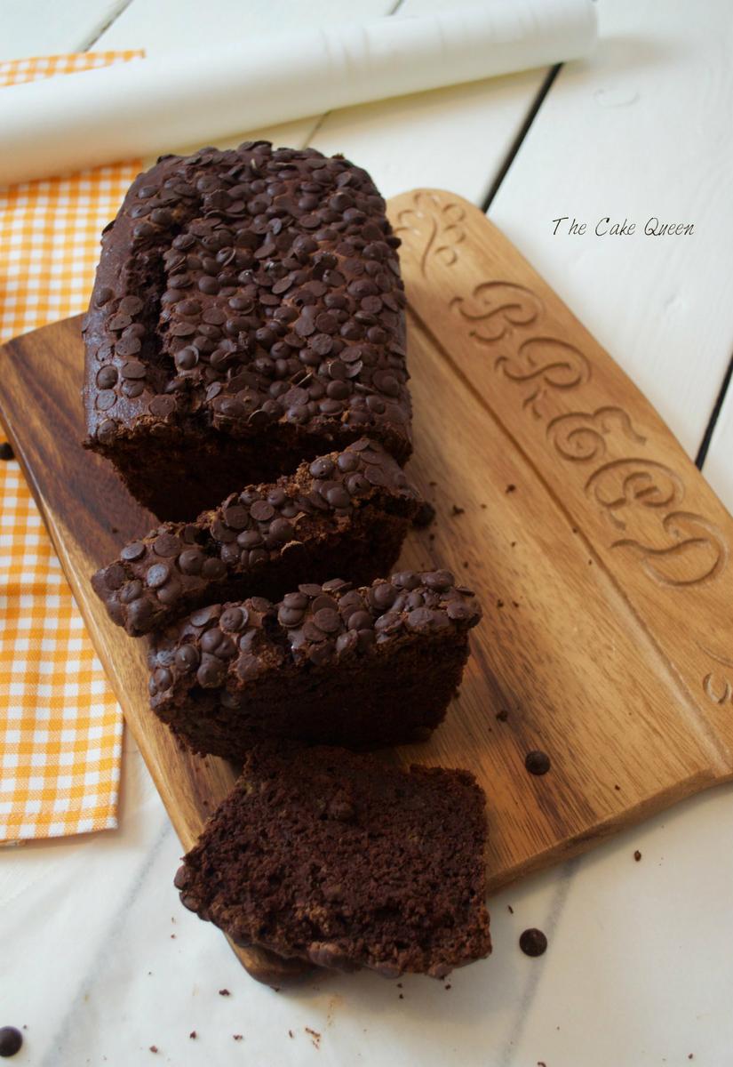 Pan de chocolate y plátano