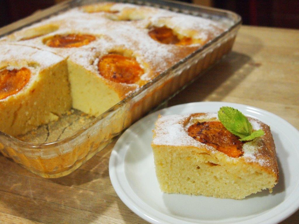 Plato con Coca con albaricoques o Coca dalbercoc 