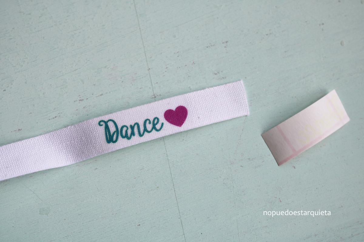 Cintas personalizadas para ropa. DIY. Hazlo tú mismo. Cintas marcaje ropa.