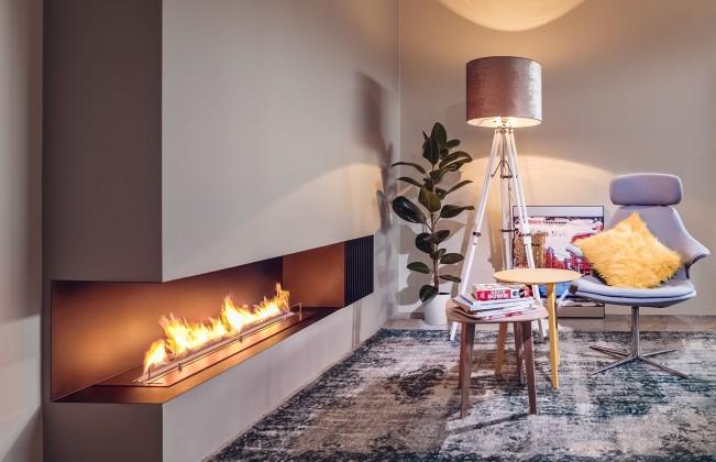Chimeneas para pisos pequeños etanol