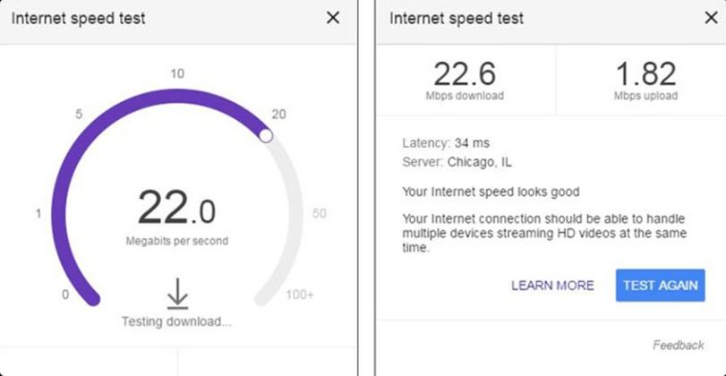Puedes medir la velocidad de tu internet en Google