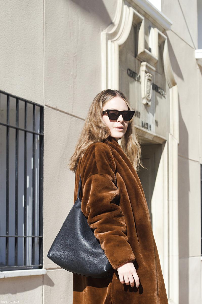 Trini | Toteme coat Balenciaga jeans