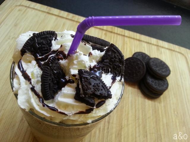 Smoothie helado de oreo.