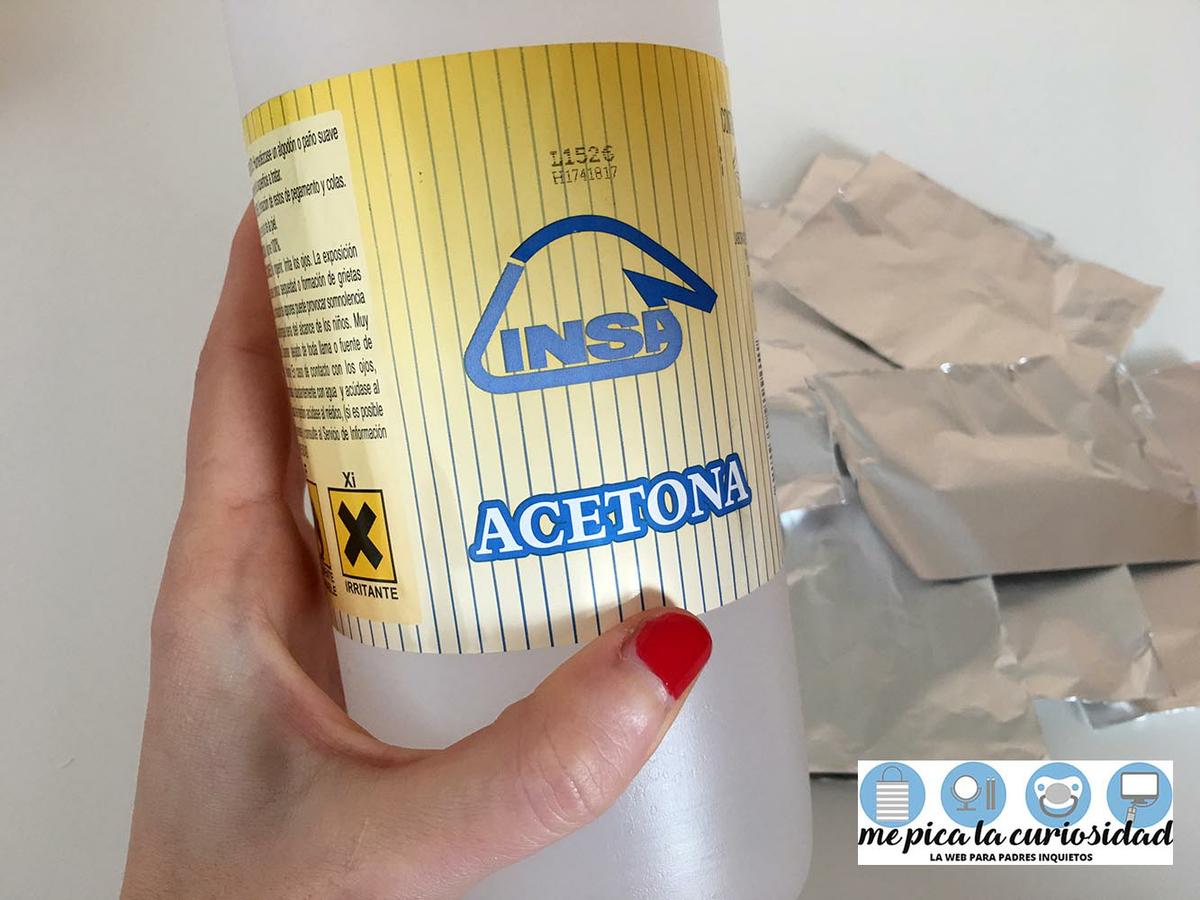 acetona pura para esmaltes de gel