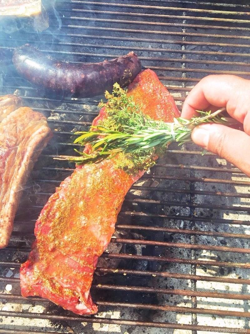 entraña a la parrilla