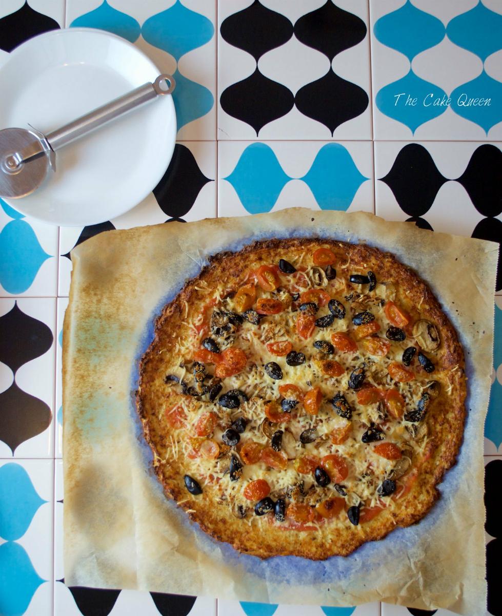 Pizza de coliflor