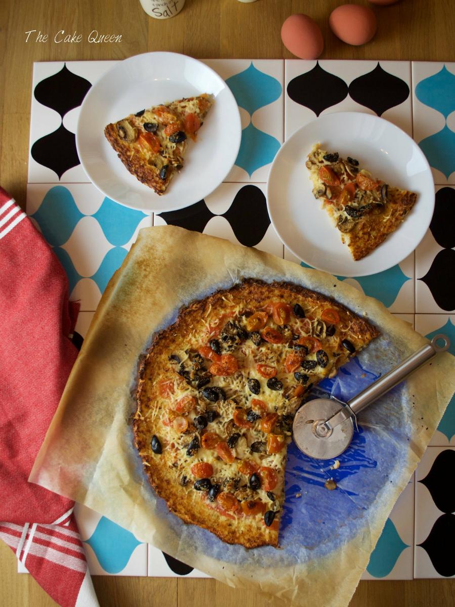 Pizza de coliflor