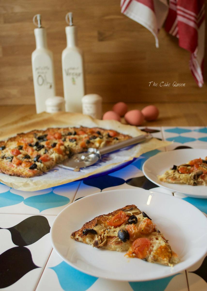 Pizza de coliflor