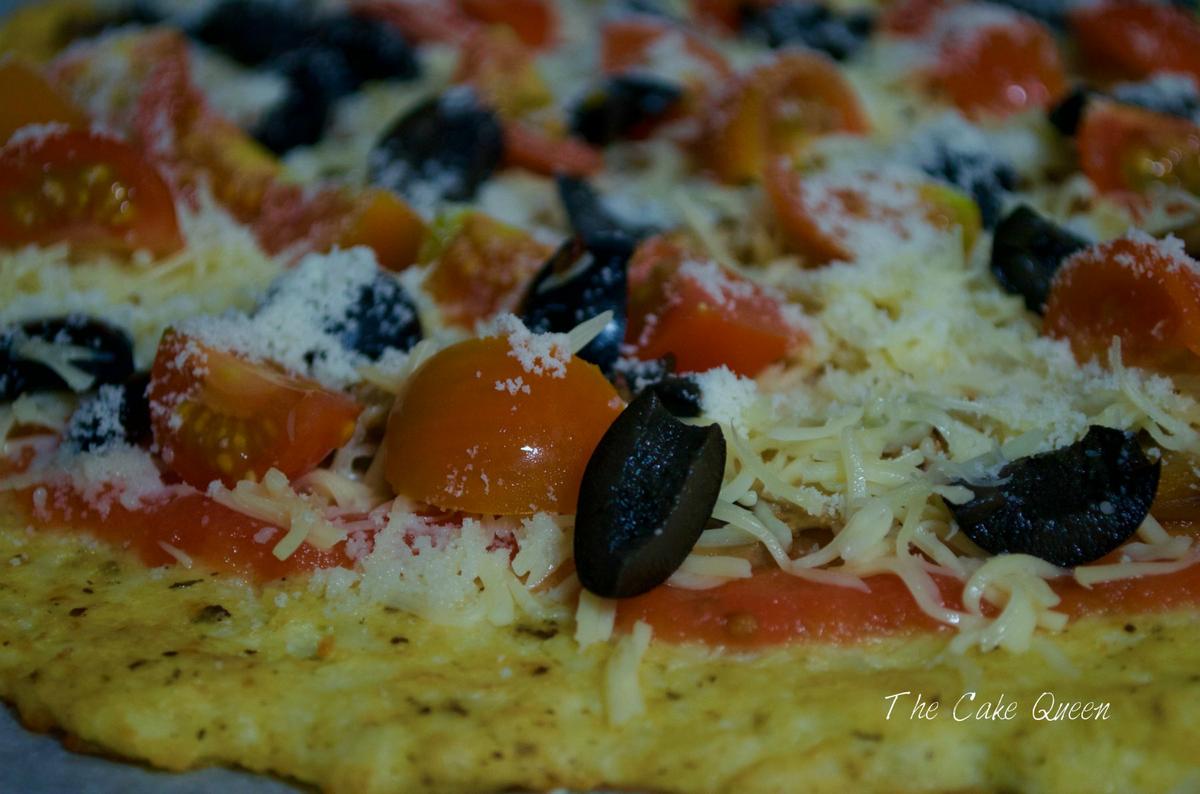 Pizza de coliflor