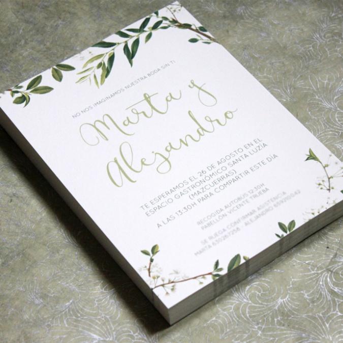 invitaciones de boda personalizadas altamarstudio