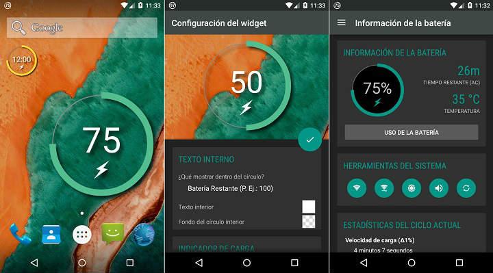 Los mejores widgets para Android widgets del tiempo medidor de bateria meteorologia lista de tareas automatizador de tareas programadas medidor de conexión wifi reloj y hora personalizado para pantalla de inicio escritorio o home