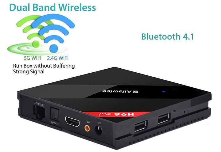 Alfawise H96 Pro+ Android TV Box con procesador Amlogic S912 Octa Core a 2.0GHz 3GB RAM y 32GB de almacenamiento con 2 puertos USB HDMI 2.0 Bluetooth 4.1 y WiFi AC especificaciones precio y opinión