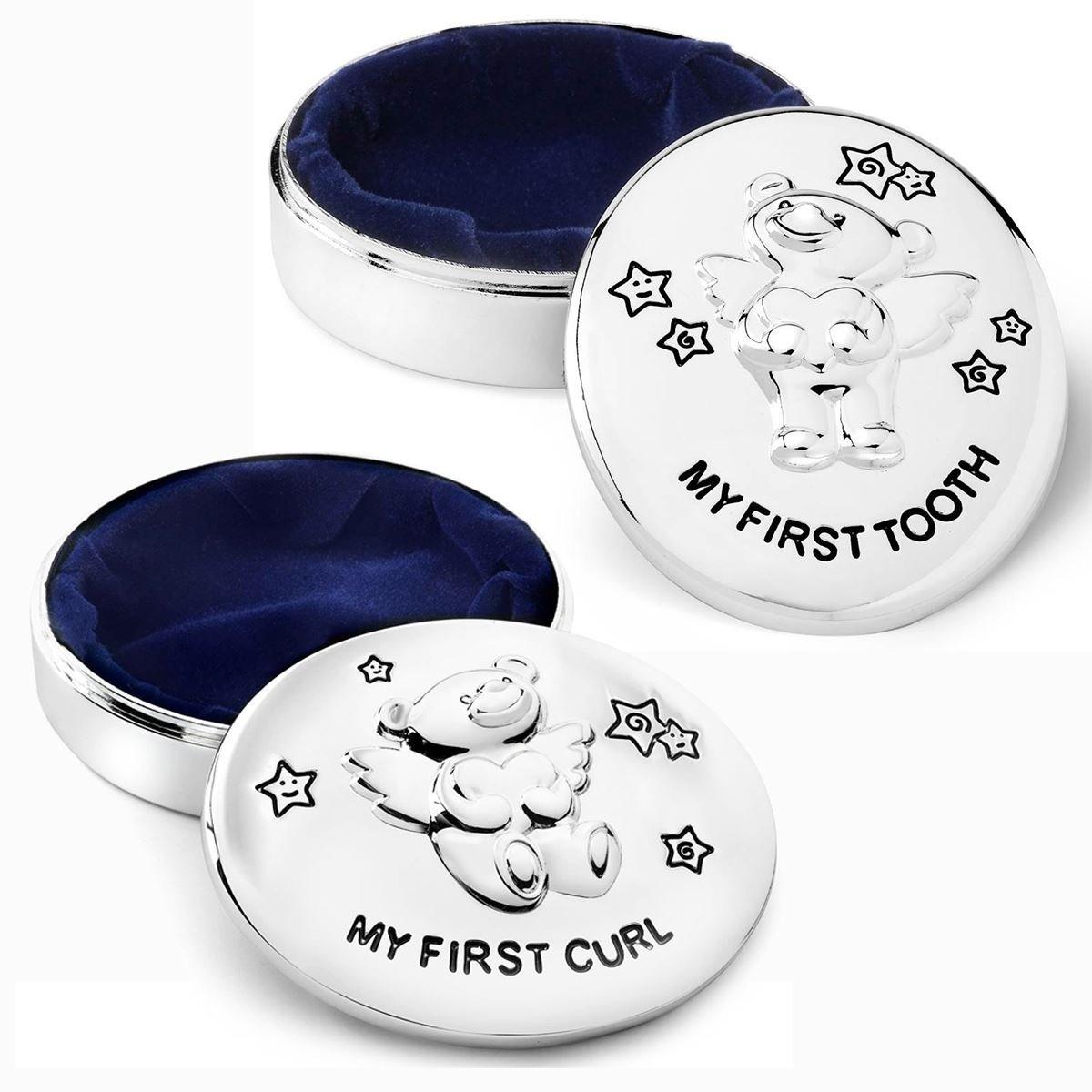 cajas mi primer mechón de pelo y primer diente